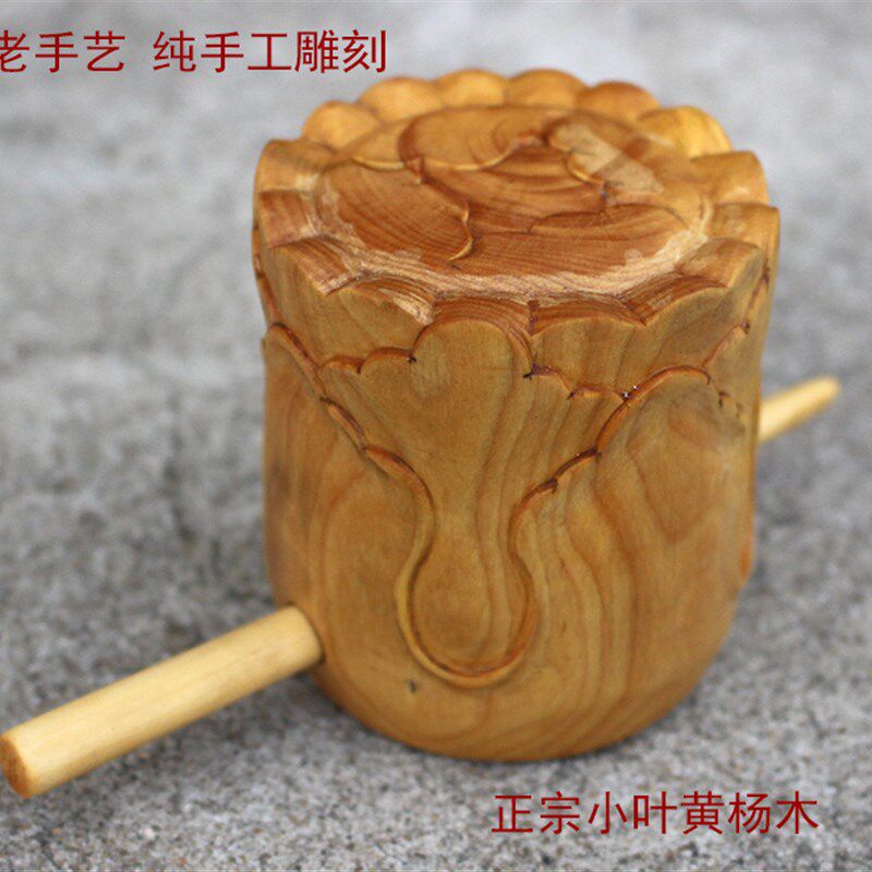 正宗小叶黄杨木芙蓉冠 道巾道冠 小号 上清仿古【苏作木艺】