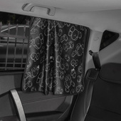 升级款 汽车载隔热遮阳挡防晒遮光帘 汽车遮阳帘侧车窗遮阳板吸盘式