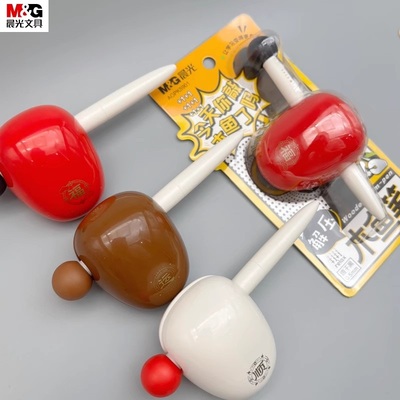 晨光解压木鱼笔按动中性笔