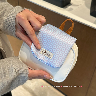 迷你姨妈包旅行外出便携随身出差补妆多功能手提小包卫生巾收纳包