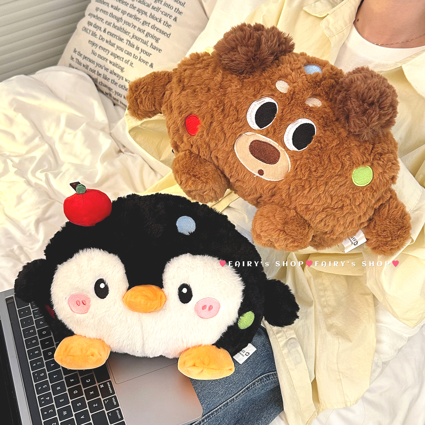 可爱小动物暖手脚电热水袋