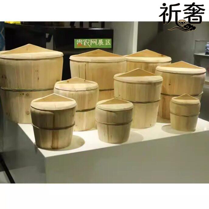 贵州农村老式杉木蒸饭木桶甄子家用小饭蒸商用饭团木阵子木桶蒸饭