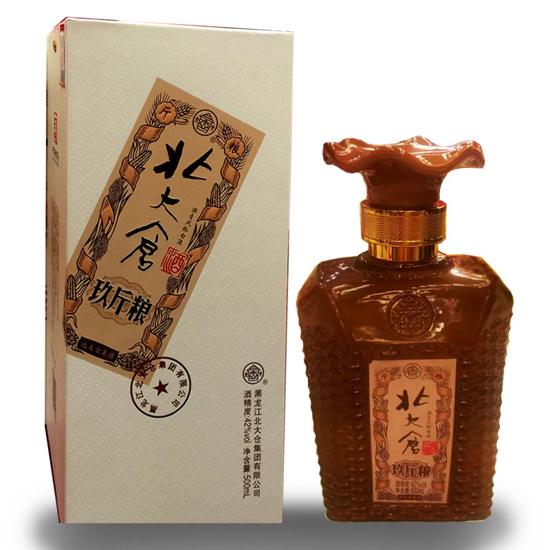 北大仓白酒 玖斤粮 浓香型42度500毫升 9九斤粮 黑龙江粮食酿造