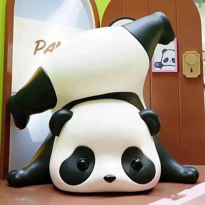 玻璃纤维卡通人物雕塑定制3D打印彩绘商场美陈大型文旅口袋公园摆