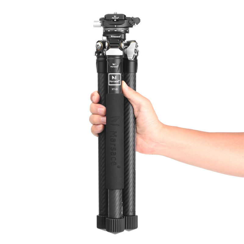 马小路Marsace XT-15羽量级全尺寸专业便携三脚架套装 XT-15球台