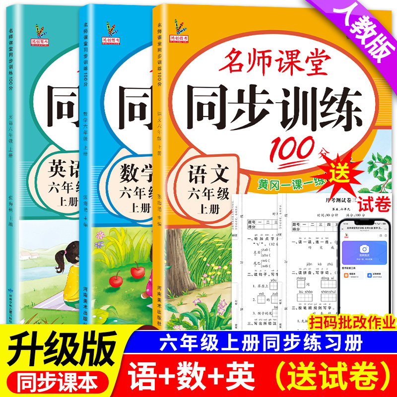 小学6年级上下册同步训练练习册