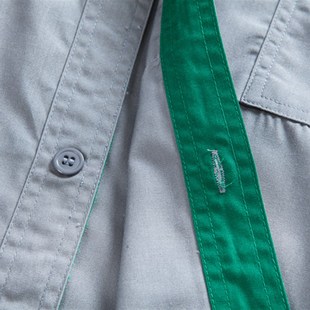 薄款 工作服套装 夏季 长袖 定 男园林绿化工作服物业保S洁服半袖 工装