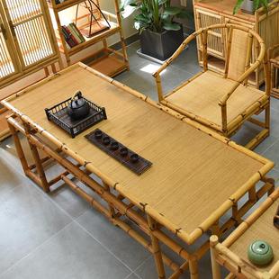 茶几 竹藤小型功夫茶桌泡茶台小户型简约轻奢家用禅意休闲新中式