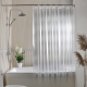 免打孔卫生间浴室防水布空调隔断帘 加厚防水防霉浴帘套装 丝帘