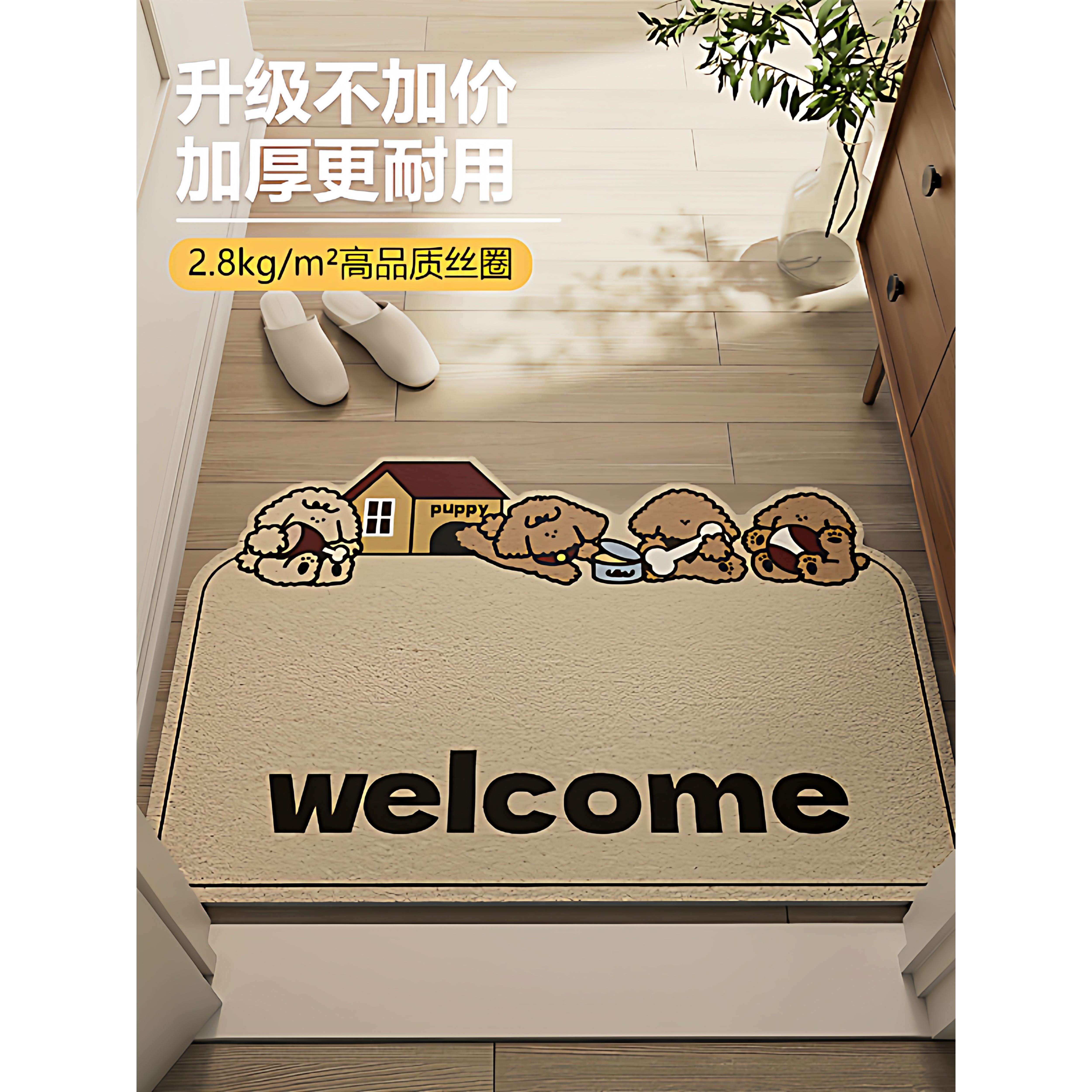 德国入户门地垫门口进门脚踏垫家用丝圈进户门垫室内门外防滑地毯,居家布艺,入户地垫,淘宝优惠券,粉丝福利购,淘宝优惠卷