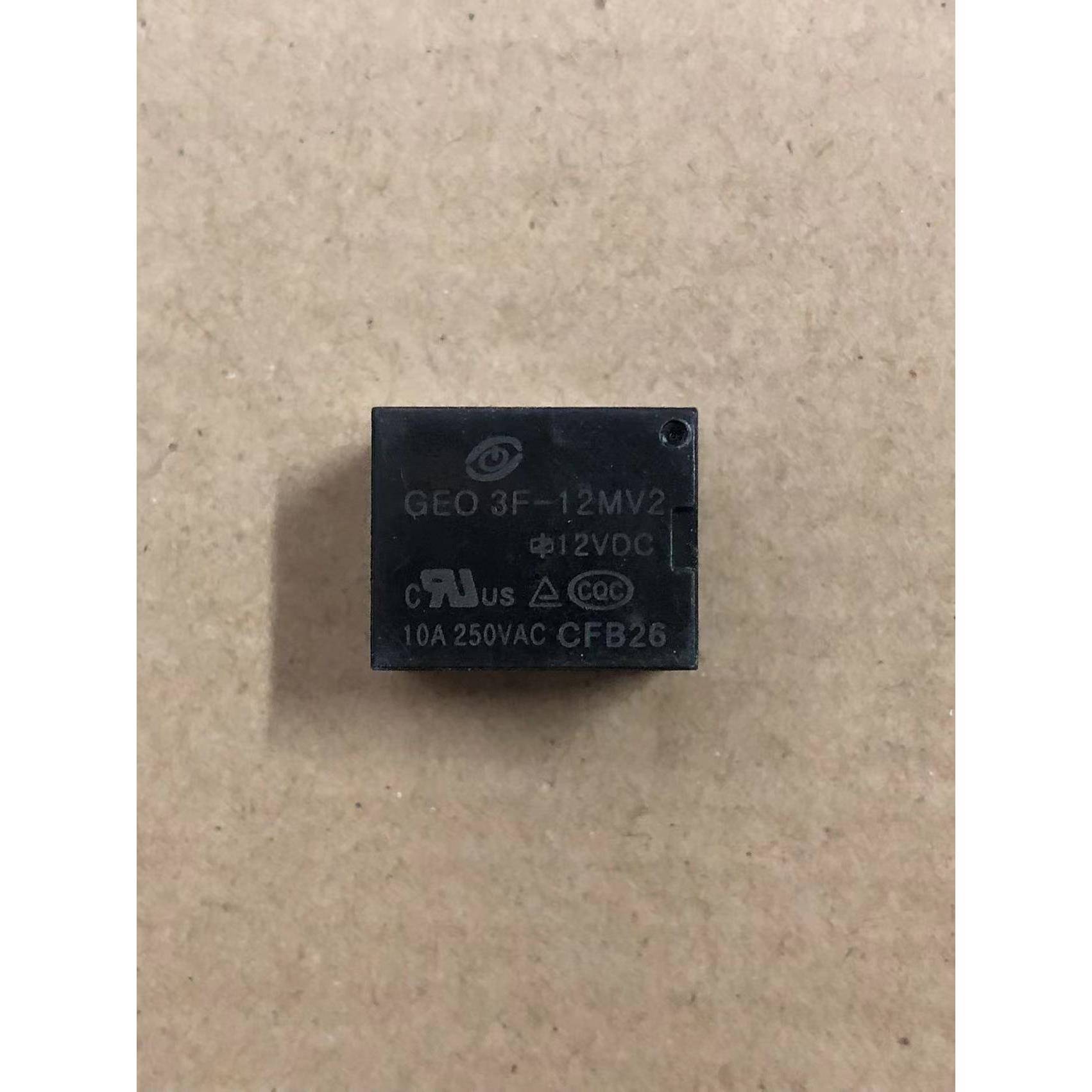 包邮 全新 GEO 3F-12MV2 12VDC 4脚位 10A/250VAC 电饭煲继电器