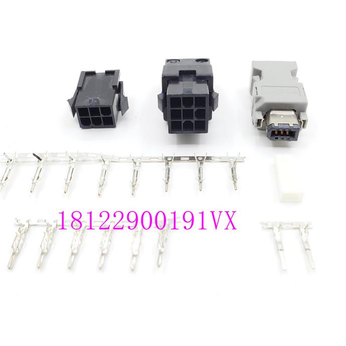 汇川SV660N伺服器CN1接头15P S6-C6 CN2接头6P SC-06 S6-C26套件