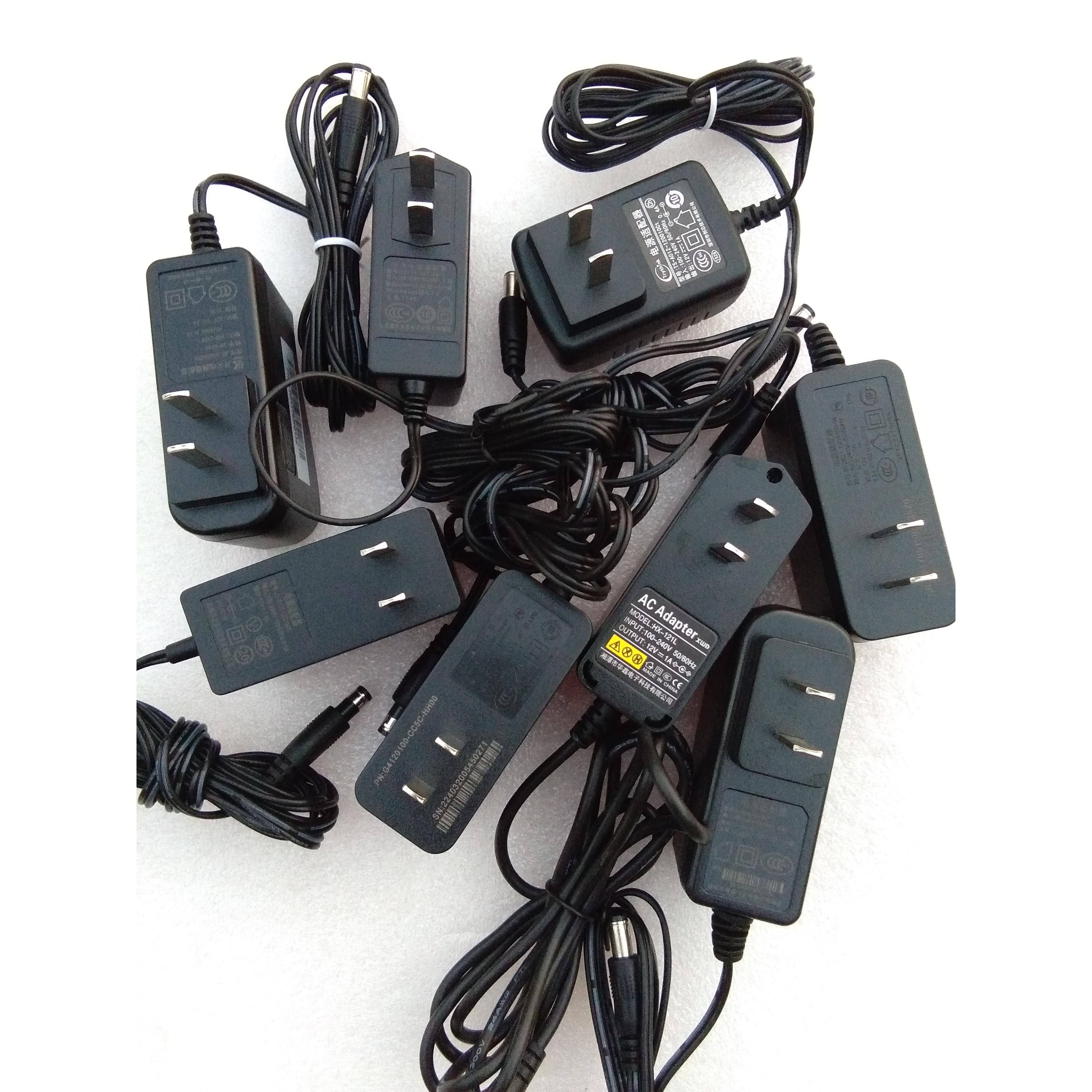 12V1A电源适配器电源头线长1M DC5521/25多种款式随发也可指定发