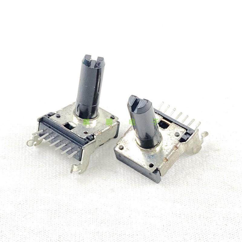 RK142G单排7脚双联卧式 A50K B20K调音台功放音响增益音量电位器