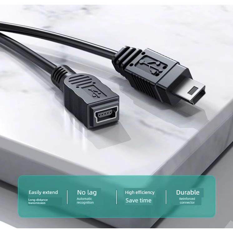 迈拓Kvm交换机桌面控制器延长线5m Mini USB线公母t口延长线