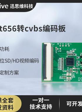 ADV7390 ADV7391低功耗10位SD/HD影片编码器 bt656转cvbs开发板
