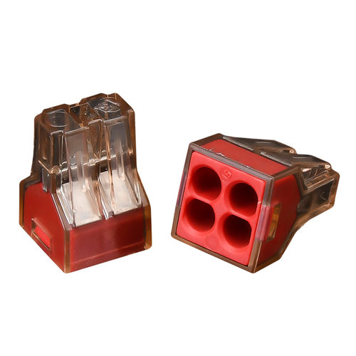 100只电线连接器快接头接线端子 接线器 PCT-604电工家装神并线器