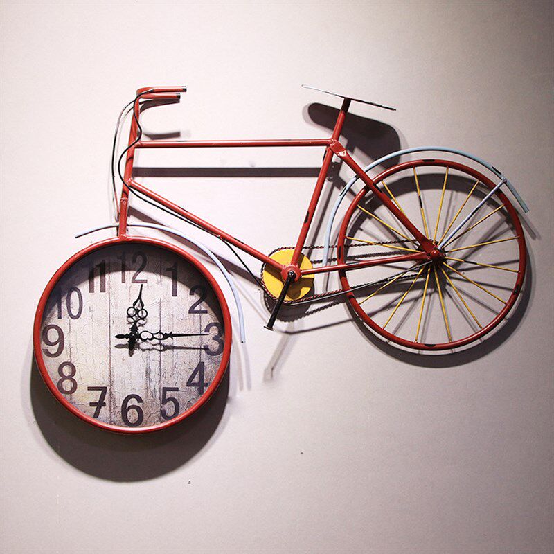 复古工业风铁艺墙壁挂美式北欧挂件自行车模型酒吧餐厅墙面装饰品