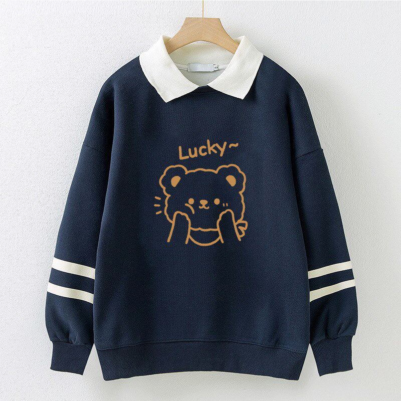 12少女秋装上衣13初中高中学生14岁女孩polo领15学院风长袖T恤16