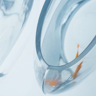 玻璃圆形加厚水培金鱼缸带脚桌面小型迷你乌龟缸圆球水培植物鱼缸