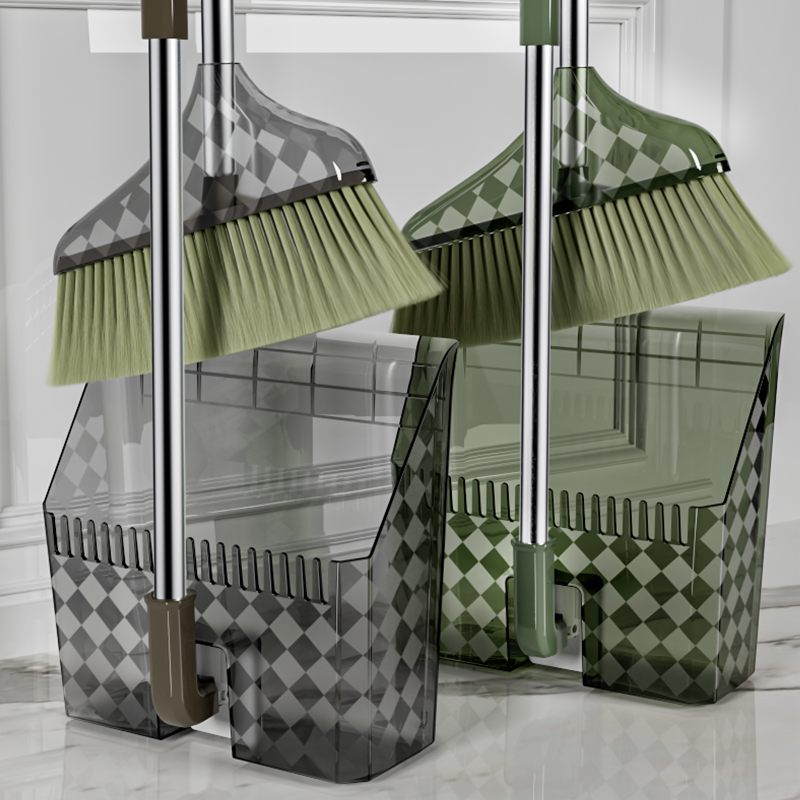 扫把套装2023新款家用笤帚簸箕组合可折叠扫地不粘毛发扫帚垃圾铲