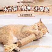 木天蓼磨牙棒逗猫棒猫玩具六合一多功能猫咪玩具大号洁齿棒猫薄荷