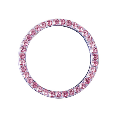 汽车一键启动环装饰按钮圈车内创意镶钻无钥匙点火器开关贴可爱女