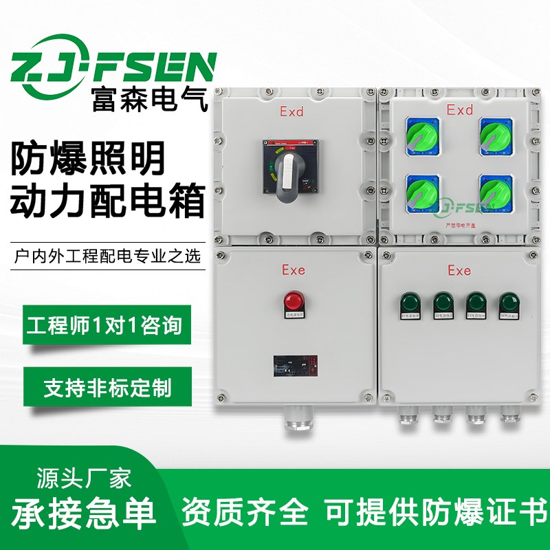 定制防爆配电箱不锈钢控制柜照明C动力箱检修电源插座箱开关按钮