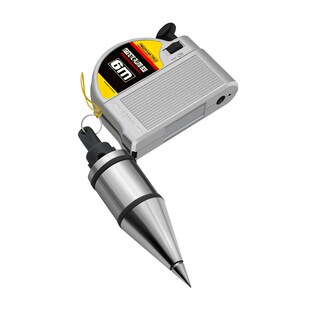 磁力吊线坠工地家用自动收线吊线锤垂直掉线陀子线锥木工400g6米