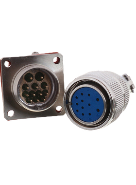 MX23 4芯6芯8芯10芯12芯19芯玻璃烧结真空气密航空插头航空插座