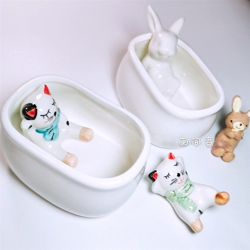 浴缸洗笔桶国画水彩笔洗笔筒洗笔缸可爱笔洗三件套调色盘专业级,文具电教/文化用品/商务用品,笔洗,淘宝优惠券,粉丝福利购,淘宝优惠卷