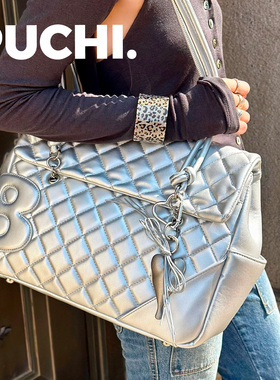 《MiuM.银色心语》韩系流苏ins质感挂饰 银色简约设计包挂件