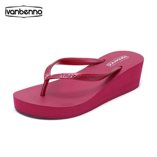 细带5CM坡跟人字拖女夏外穿防滑C拖鞋新款百搭沙滩厚底高跟拖凉鞋