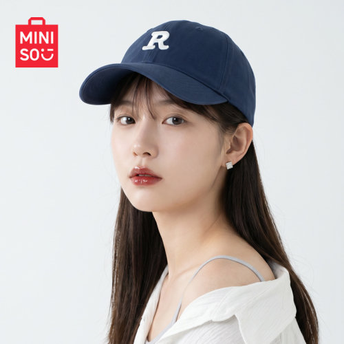 MINISO名创优品棒球帽韩版女宽檐显脸小男休闲鸭舌帽街头遮阳帽子