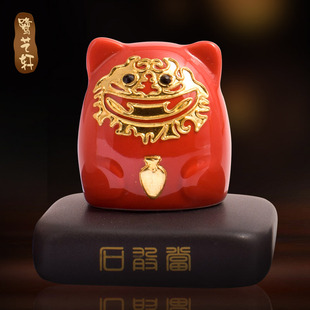 金门五福石敢当爱狮子门口玄关客厅装饰厦门漆线