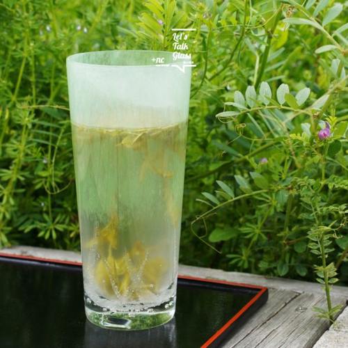 玻心璃语 | 绿漪绿茶杯 玻璃杯 琉璃 水具 手工匠人