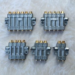 加压式 容积式定量 可调分油器 油路分配器 油排润滑 2~6位管接头