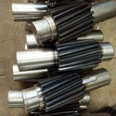 ZQ400减速机二轴中间轴JZQ400减速机配件齿轮轴