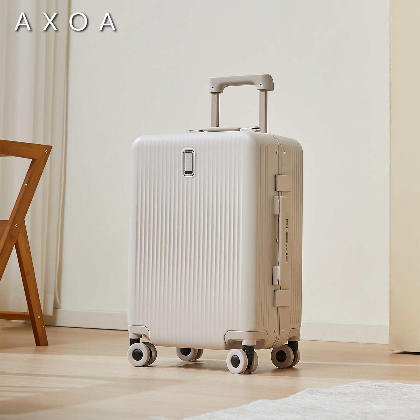 AXOA行李箱2026新款拉杆箱女20寸商务登机箱男轻便密码旅行箱24