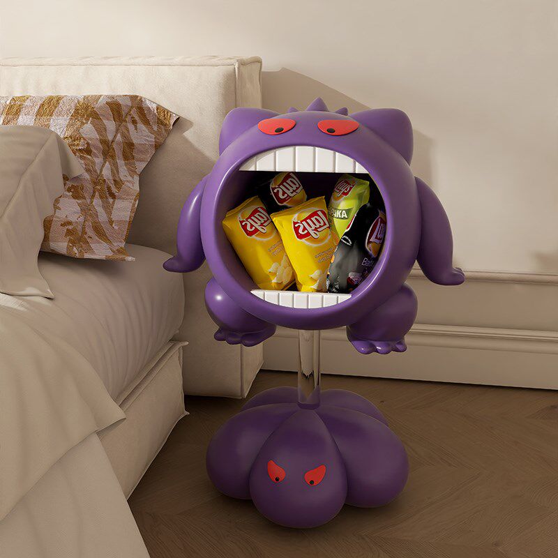 宝梦耿鬼客厅沙发边几移动角几床头柜子落地零食架装饰品