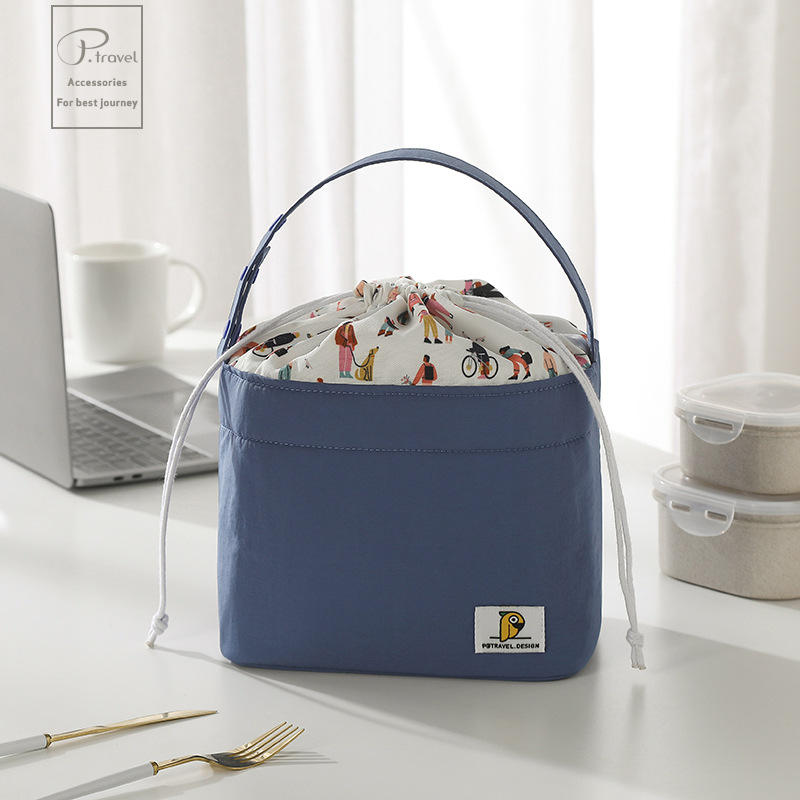 手提大容量铝箔保温便当包便携时尚饭盒保温袋加厚防水隔热袋