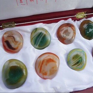 南京特产天然雨花石精品玛瑙石礼盒商务礼品