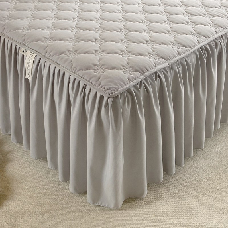 四季通用床裙单件新款夹棉床笠防尘罩床罩床裙款床垫保护罩夏,床上用品,床罩,淘宝优惠券,粉丝福利购,淘宝优惠卷