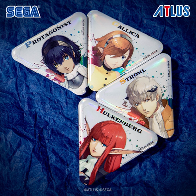 SEGA暗喻幻想三角形马口铁徽章