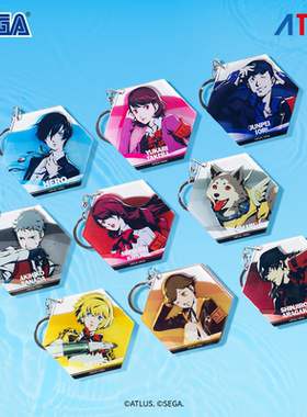SEGA世嘉 女神异闻录３Reload超厚亚克力挂件ATLUS游戏周边P３R官
