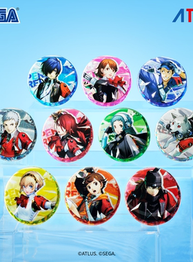 SEGA世嘉 女神异闻录３Reload D款马口铁徽章ATLUS周边
