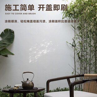 环保乳胶漆室外家用内墙自刷涂料环保露台硅藻泥防水白滚筒墙面漆