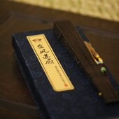 凌云苏扇紫光檀镂空折扇中国古风檀香女扇7寸送礼佳品