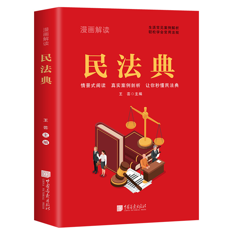 漫画解读民法典 法律常识一本全理解与适用法律书籍解读普遍法律