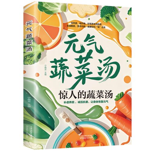元气蔬菜汤 健康饮食营养均衡低热量高纤维健康养生汤谱指南书